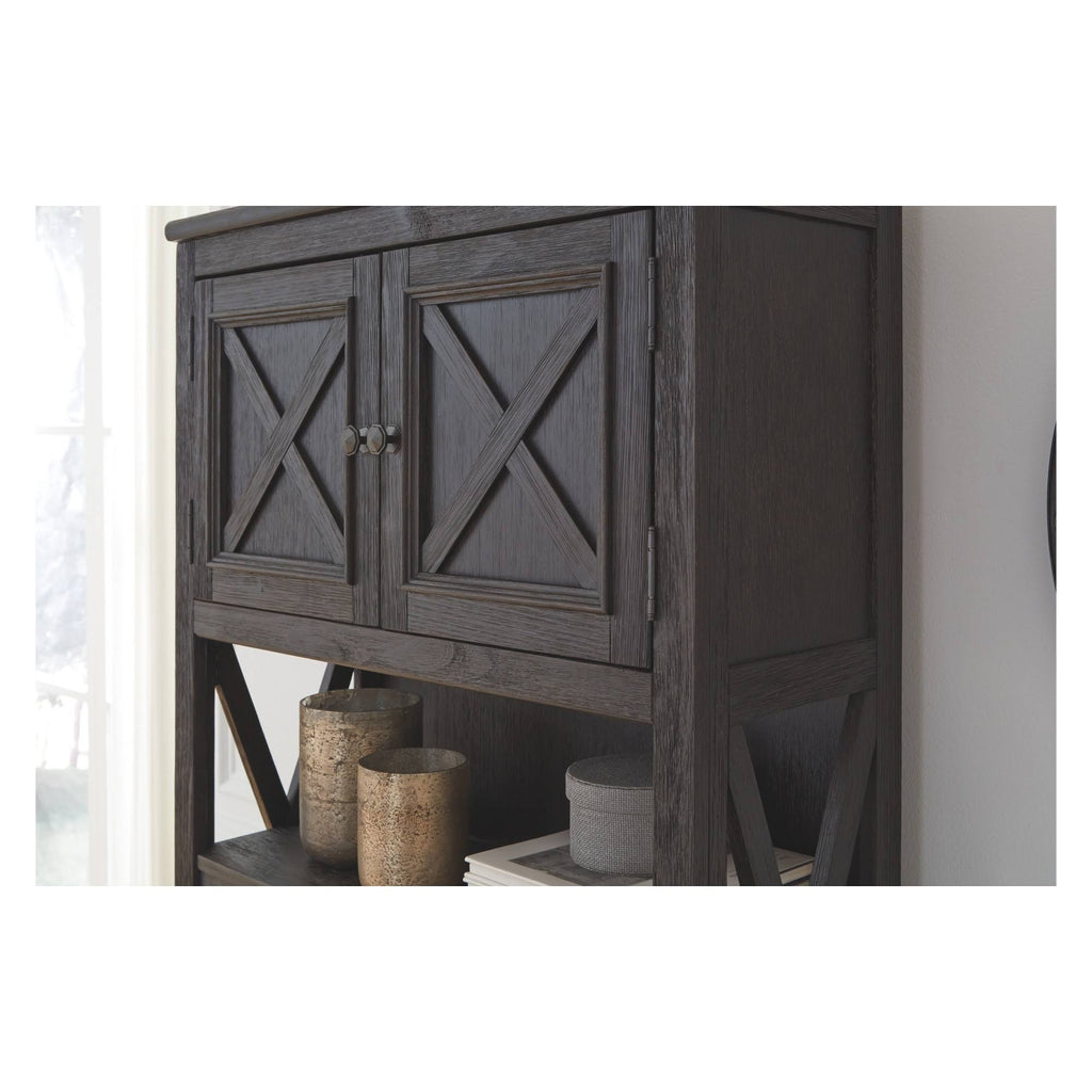 Black Large Bookcase I420637
