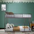 Full Over Full Metal Bunk Bed with Ladder S626130