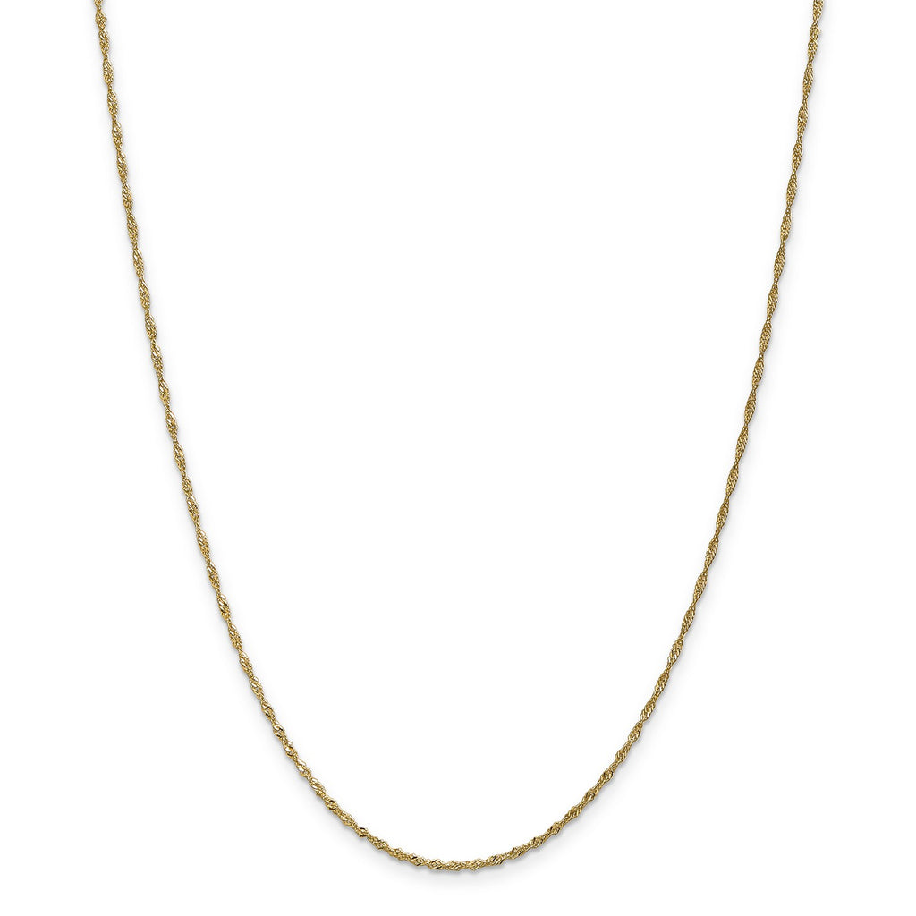 14k Yellow Gold Chain Necklace Z9426