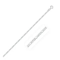 14K White Gold Solid Figaro Chain 20'' H85916