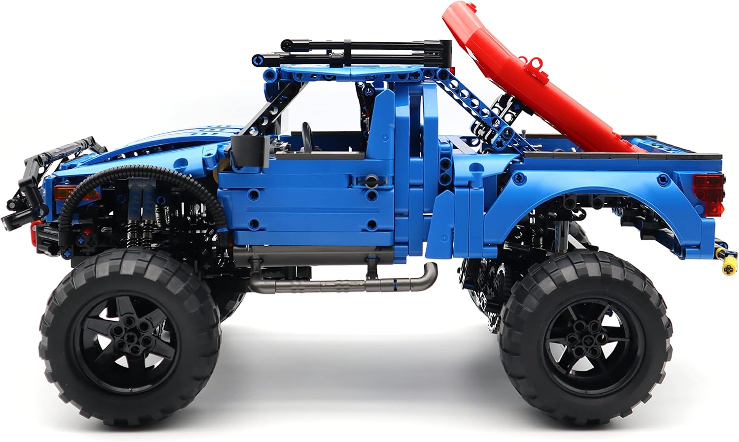 Blue Racing Car Off-Road Vehicle Building Blocks Kit Toy (1630PCS) W333