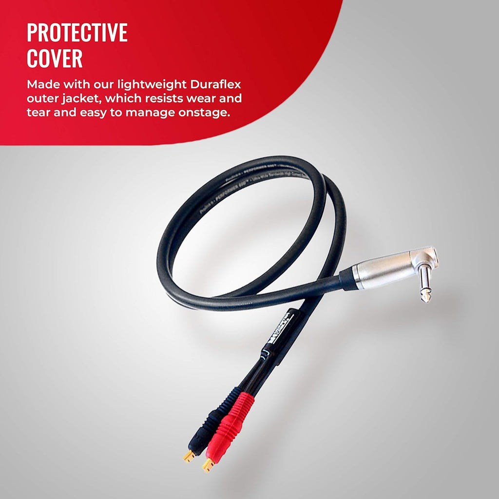6 ft Combo Amp 1/4 to Faston Speaker Cable Pack of 2 R3808