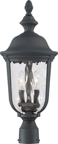 Black Cast Aluminum Outdoor Post Light D883422