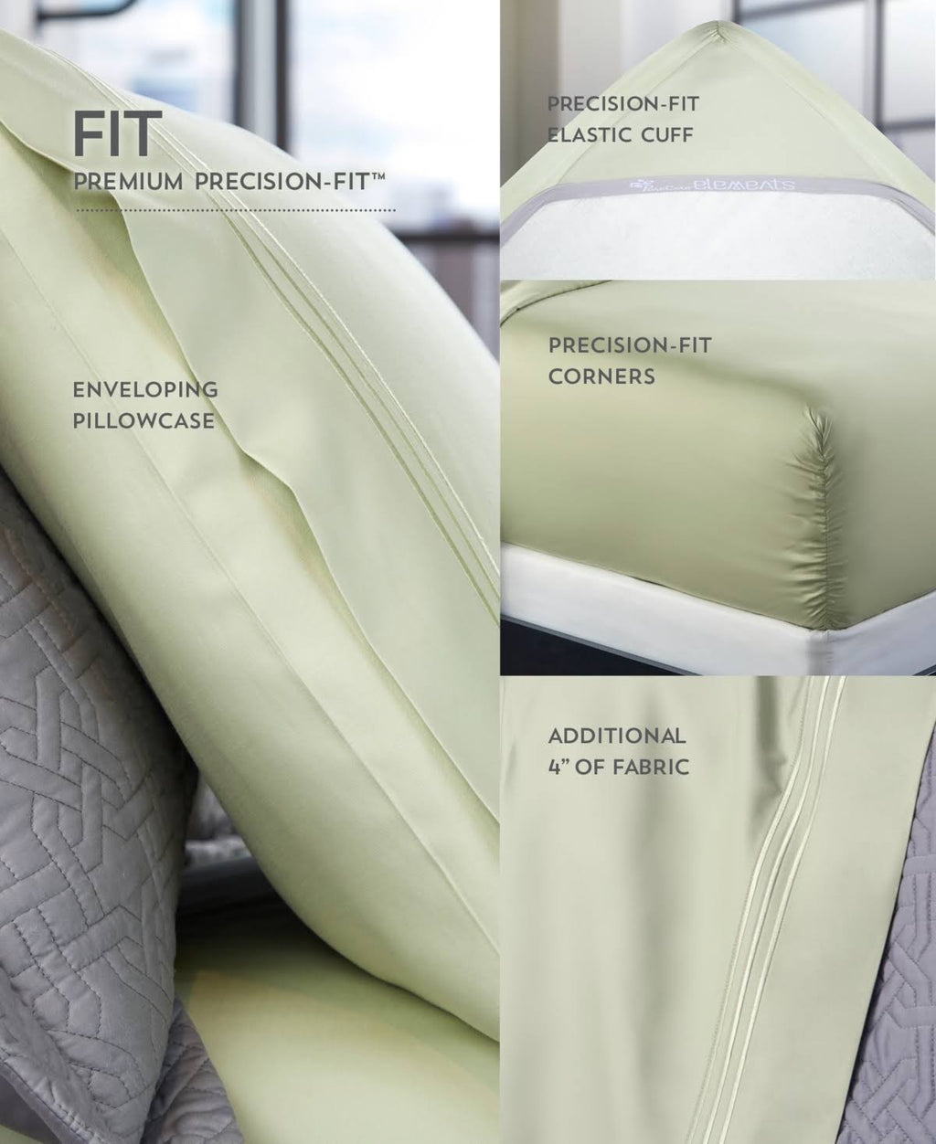 King Dove Grey Sheet Set R67574