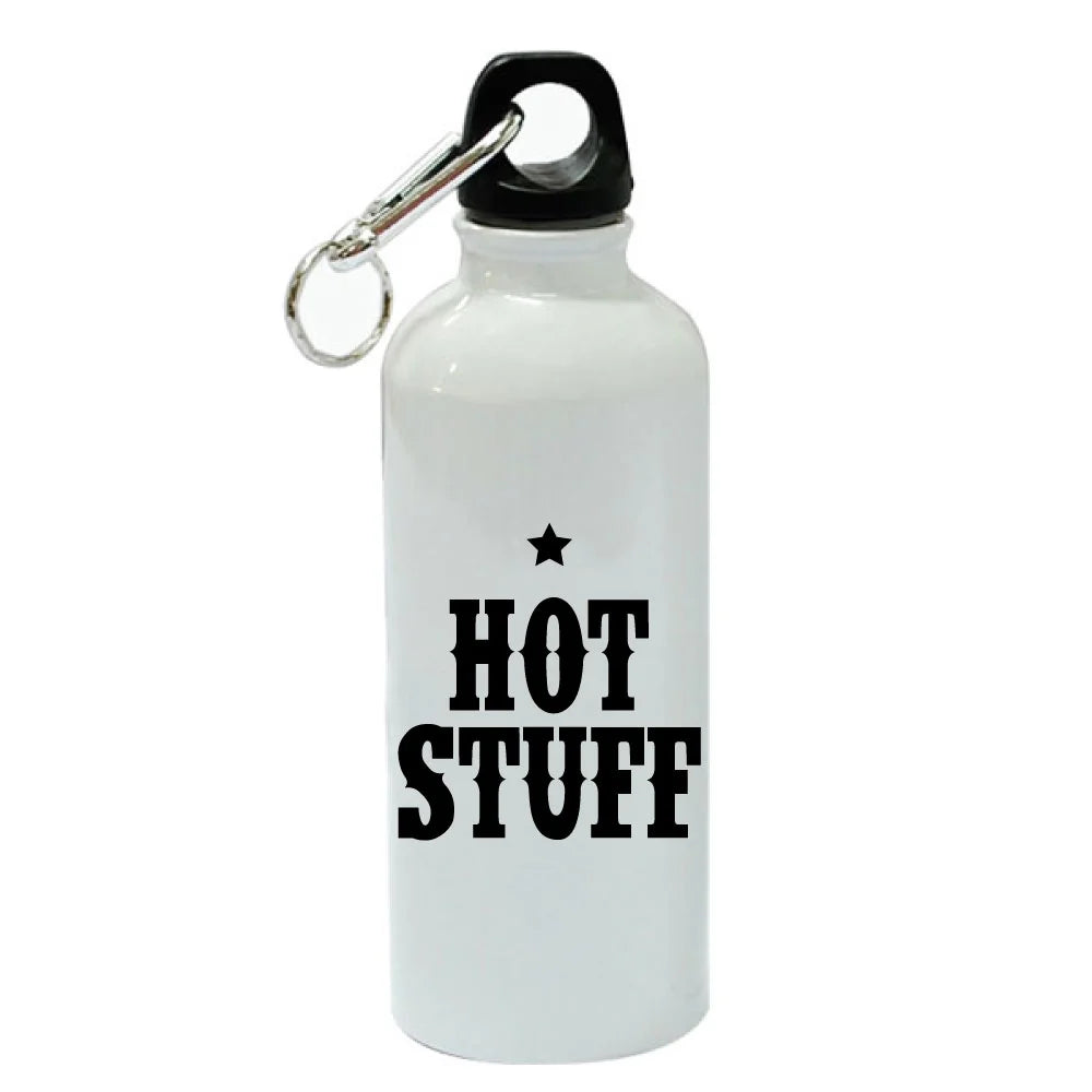White Aluminum 20 oz Water Bottle V137