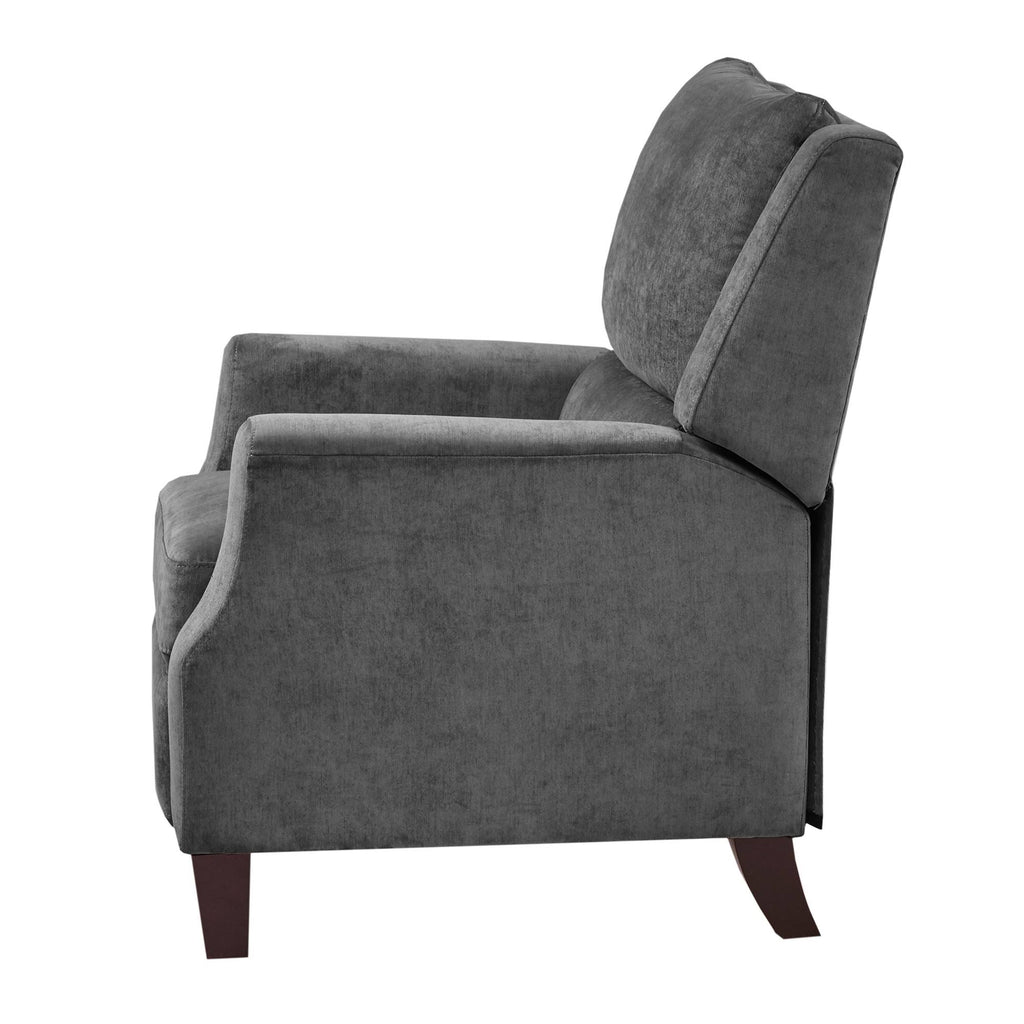 Grey Push Back Recliner F492