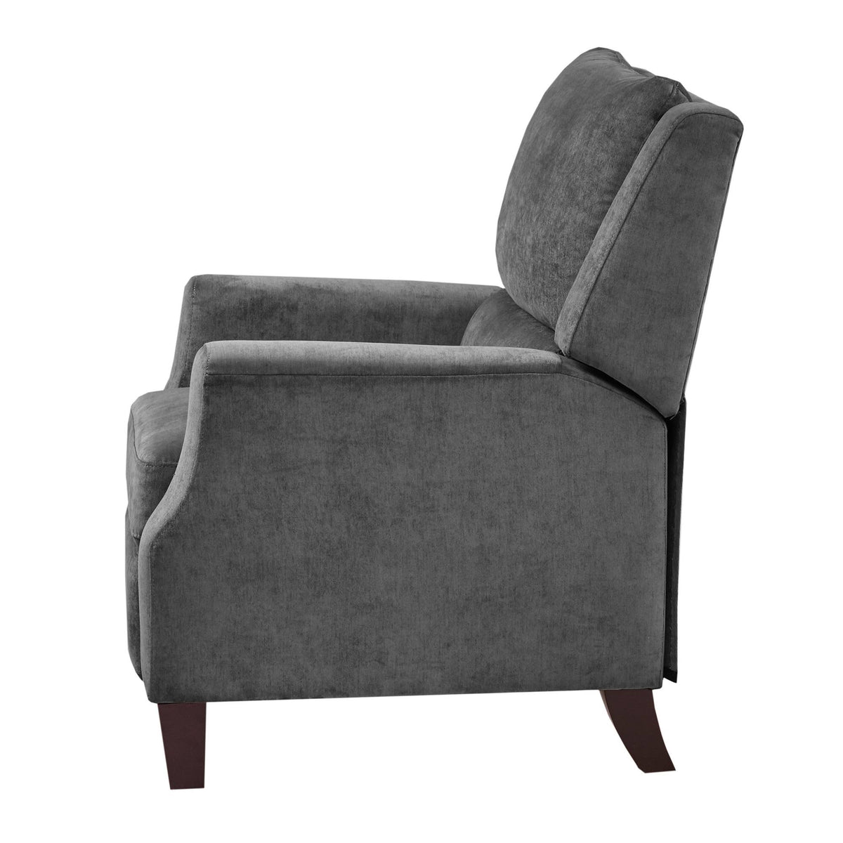Grey Push Back Recliner F492
