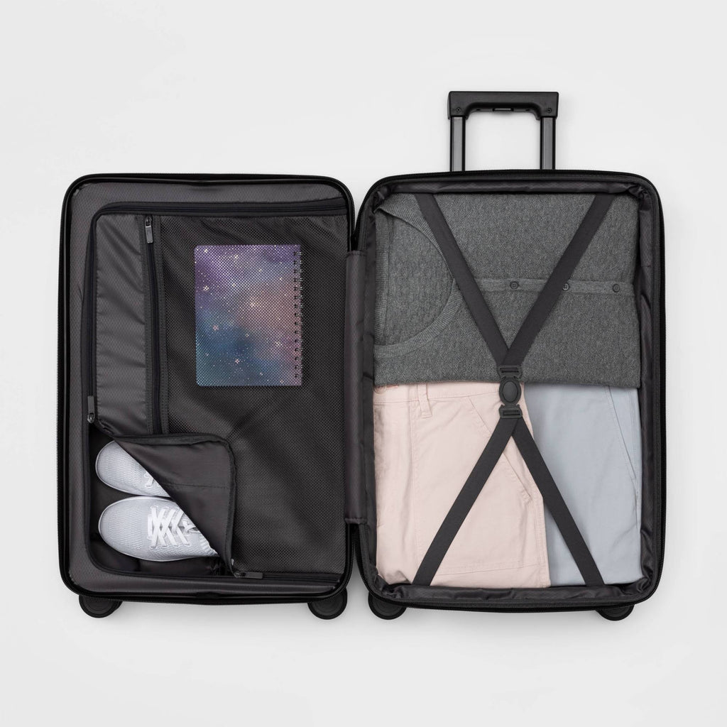 Hardside 25x22 Spinner Suitcase Muddy Aqua O3816
