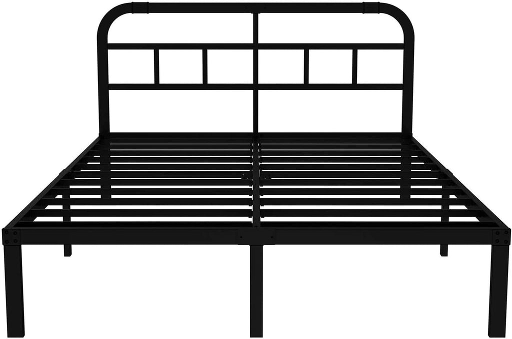 Black Metal Steel California King Bed Headboard Pack of 2 C1138