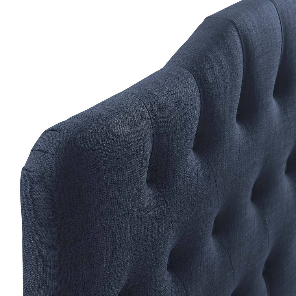 Navy Fabric Headboard Queen A793202