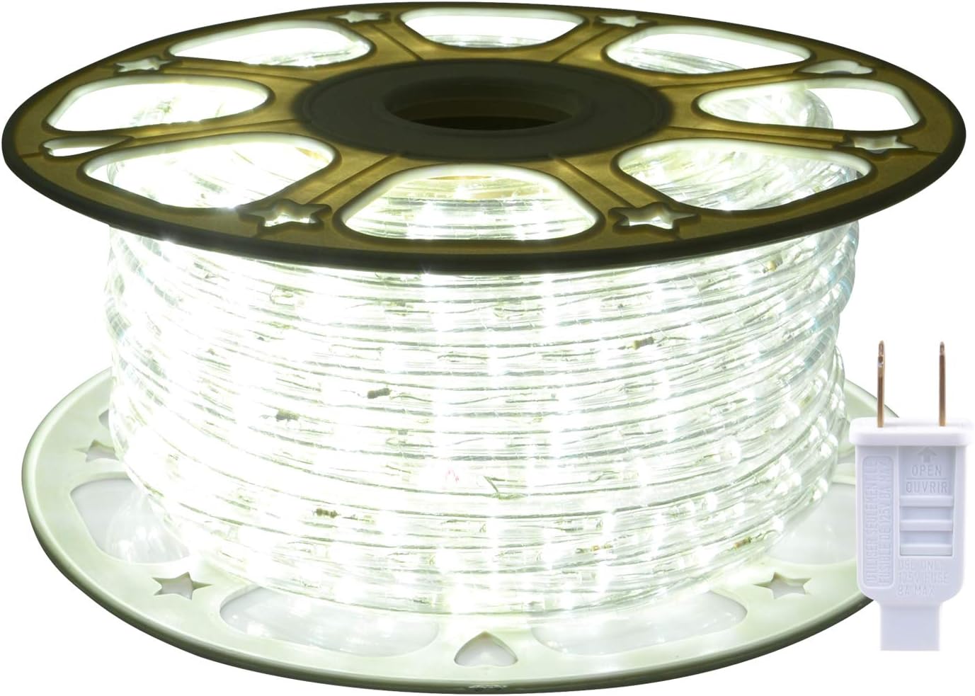 Warm White 98.4ft Outdoor LED Rope Lights W528354