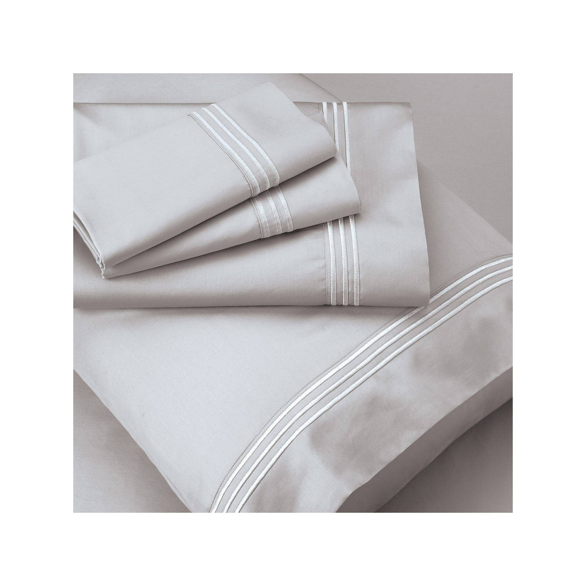 King Dove Grey Sheet Set R67574