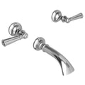 White Wall Mount Tub Faucet I54739