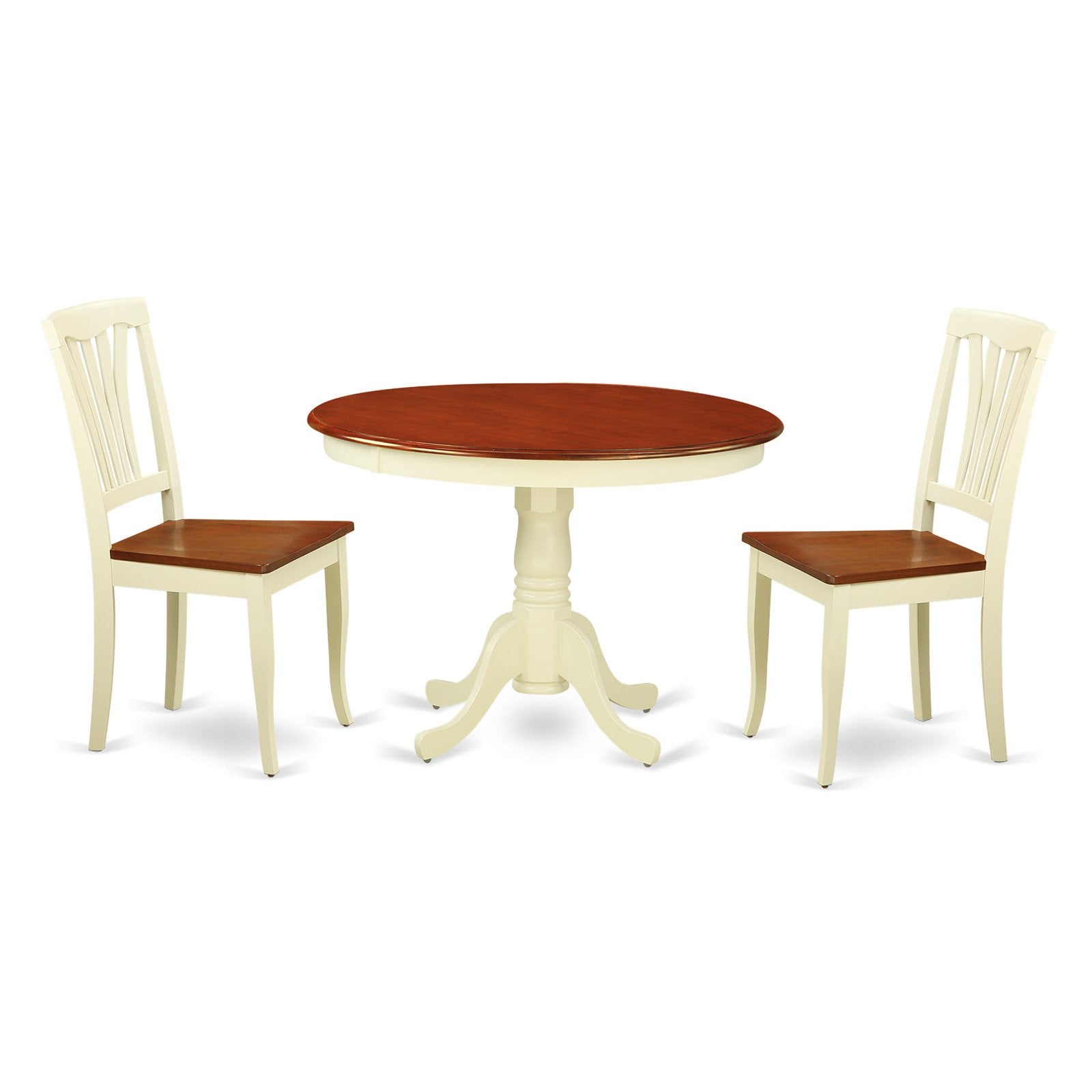 Black/Cherry 3-piece Dinette Chairs and Table Z320565
