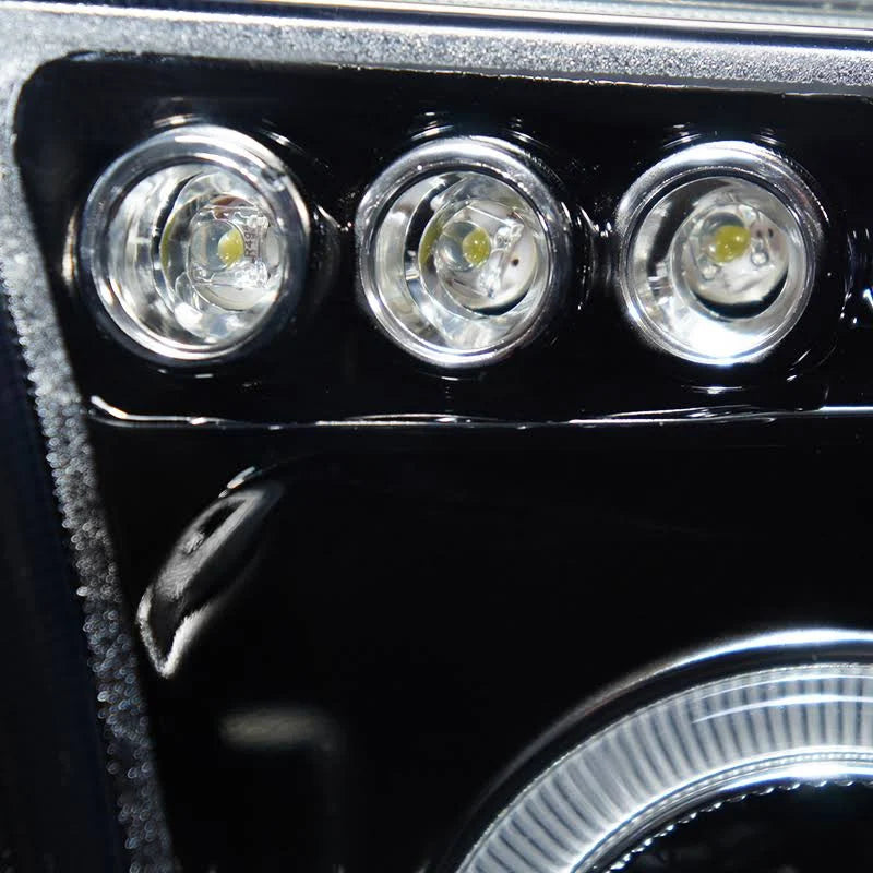 Gloss Black Halo Projector Headlights M528072