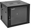 9U Wall-Mount Network Cabinet Enclosure with Hinged Back and Glass Front Door Z654259