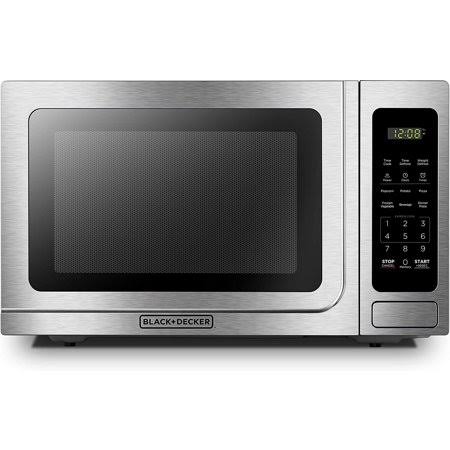 Digital Microwave Oven with Turntable, 1000W, 1.4 cu.ft, Stainless Steel H158029