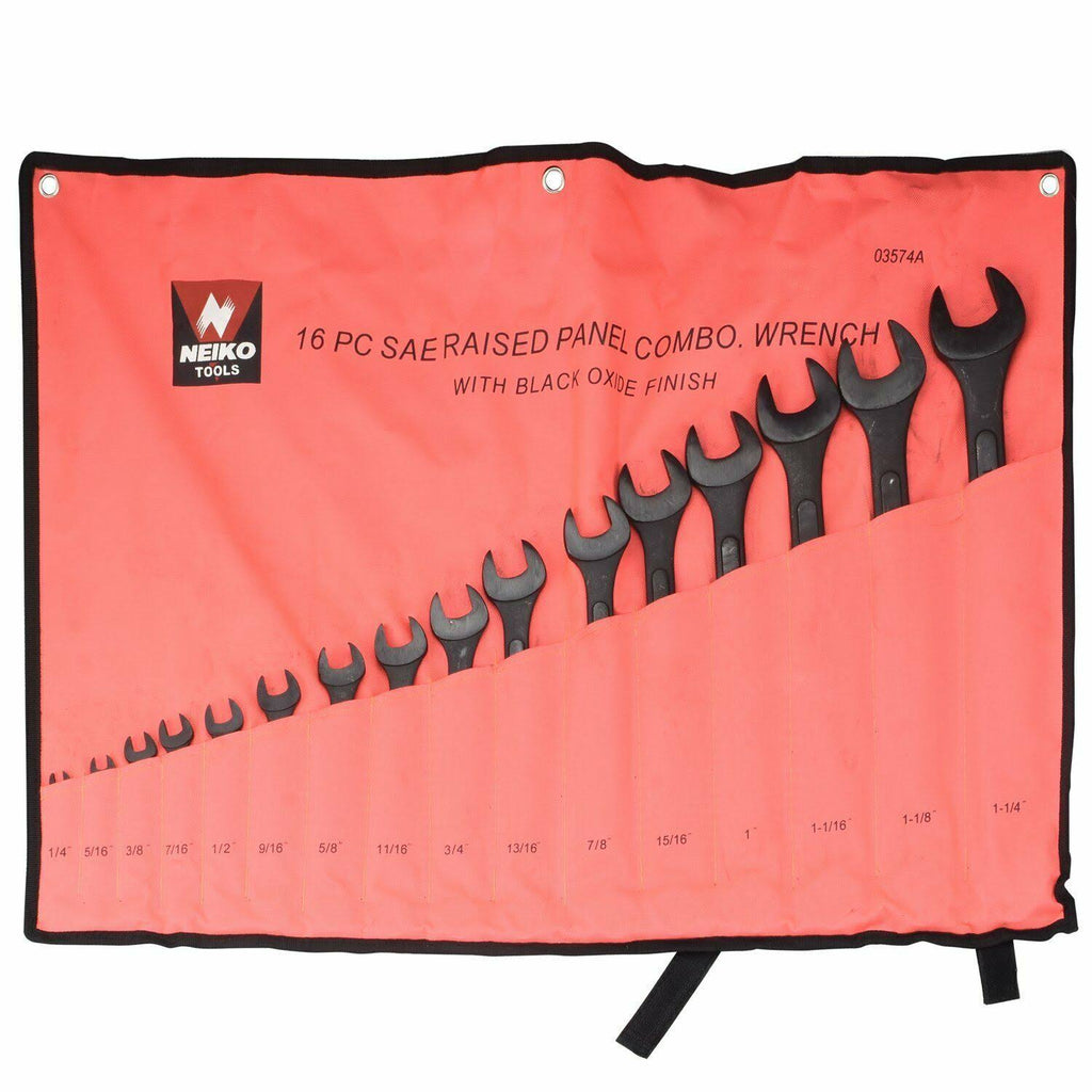 16 Piece Jumbo Combination Wrench Set N3080