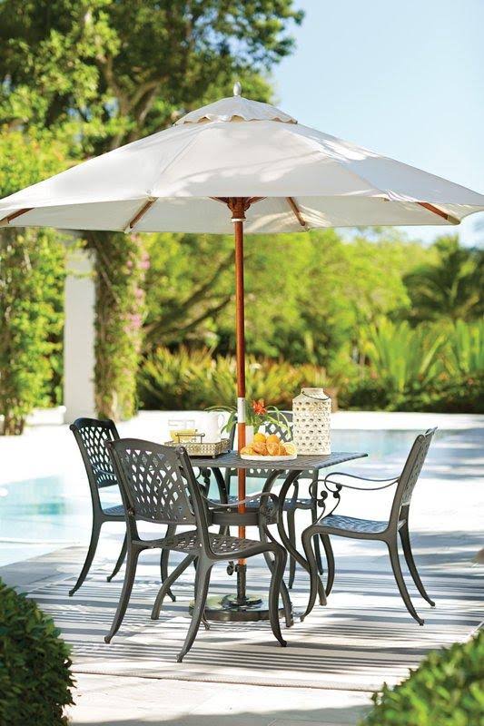 5 Piece Counter Height Metal Framed Dining Table Set E205