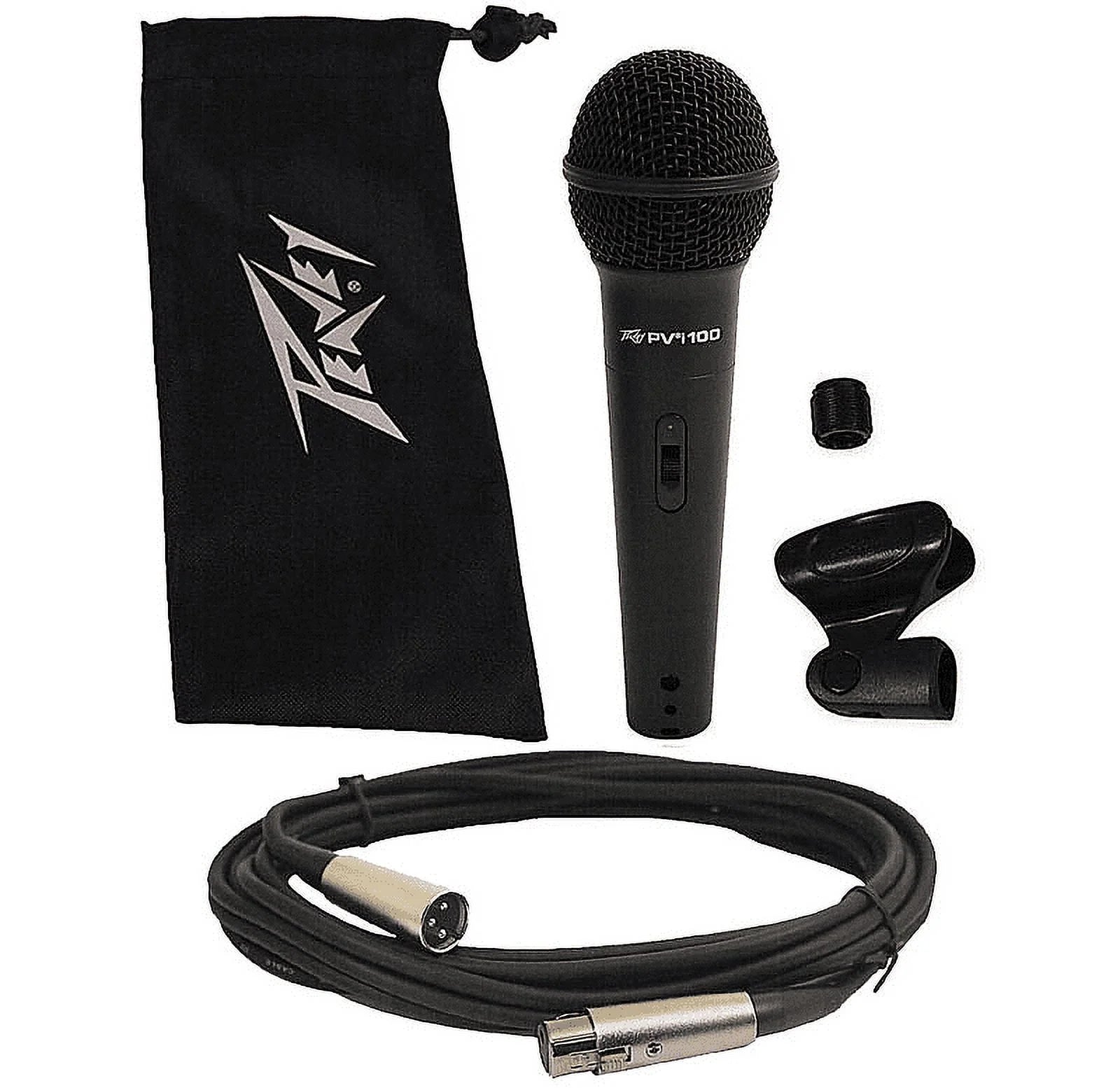 Harmony HA-L12BA Pro DJ Bluetooth 12" 1000W PA Speaker Stand & Peavey Mics P17894