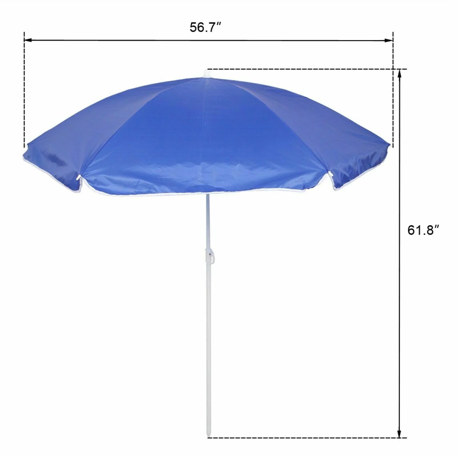 Folding Picnic Chair with Umbrella Mini Table Beverage Holder F6236