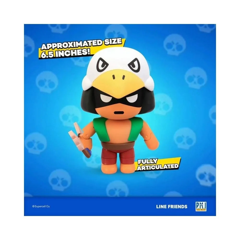 Brawl Stars Bo and Poco Action Figures Guitar Bow Fighter Brawler Set H10995