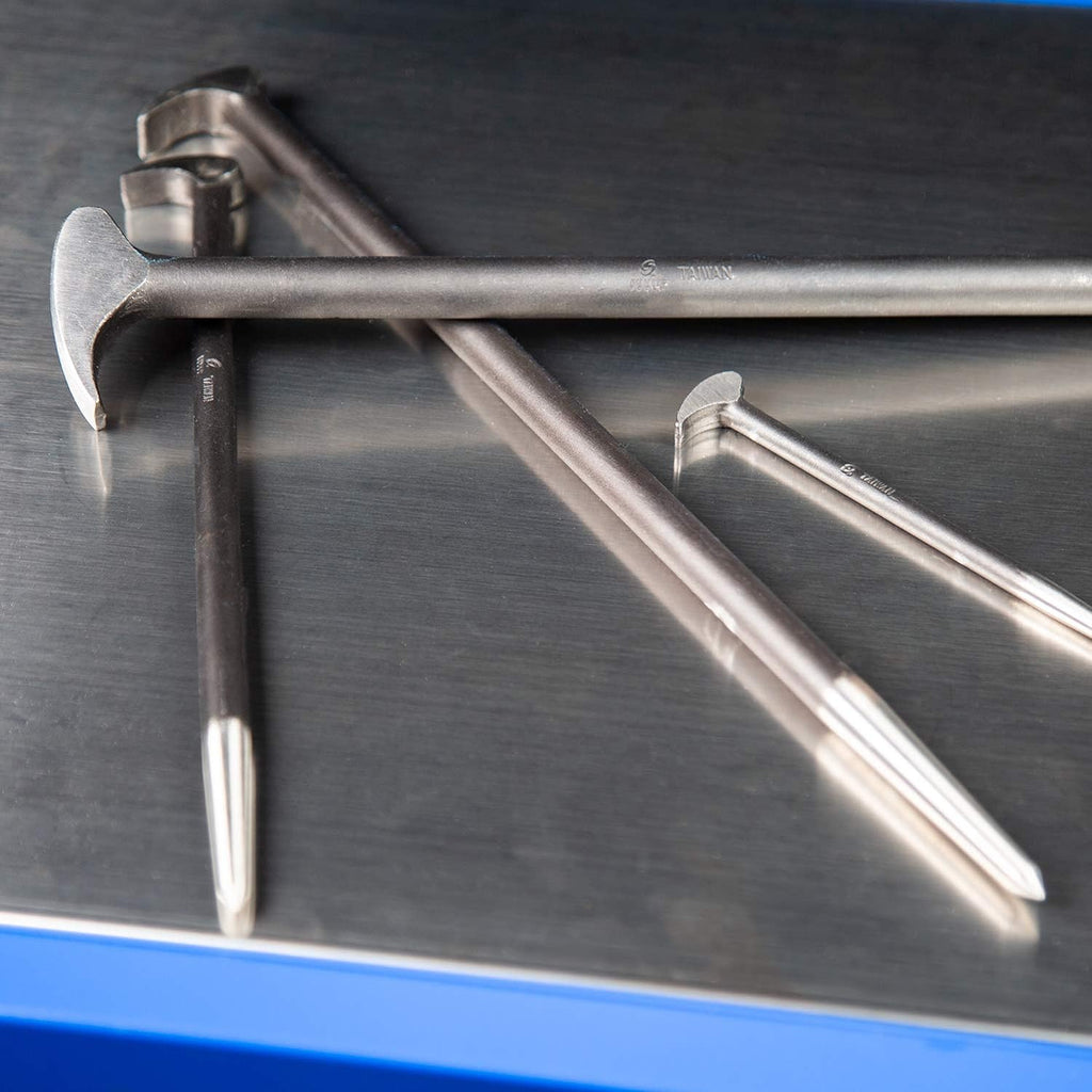 Rolling Head Pry Bar Set, 4-Piece S9560