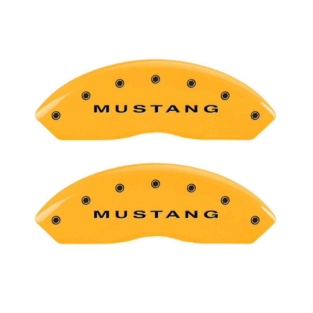 Yellow Caliper Covers for Ford Mustang G410