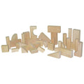 13 Shapes 36 Pieces Hard Maple Blocks Toddler Set A12499