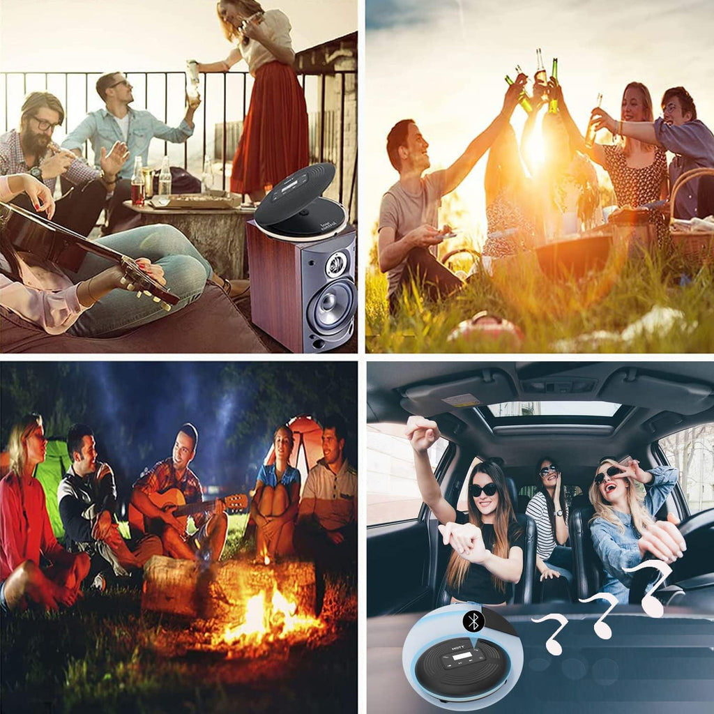 Portable CD Player with Bluetooth 5.0 and FM Transmitter Z213732