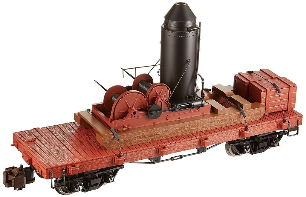 Log Skidder with Crates on 20ft Log Car X4305
