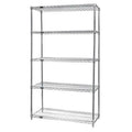 5-Shelf Chrome Wire Shelving Starter Kit 21 x 48 x 54 in. K377