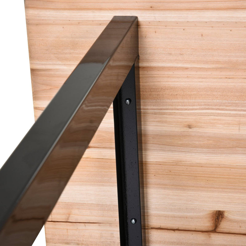 Fir Wood Work Table with X-Shape Bracket P236544