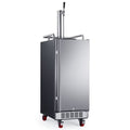 15" Wide 1 Tap Stainless Steel Kegerator G625351