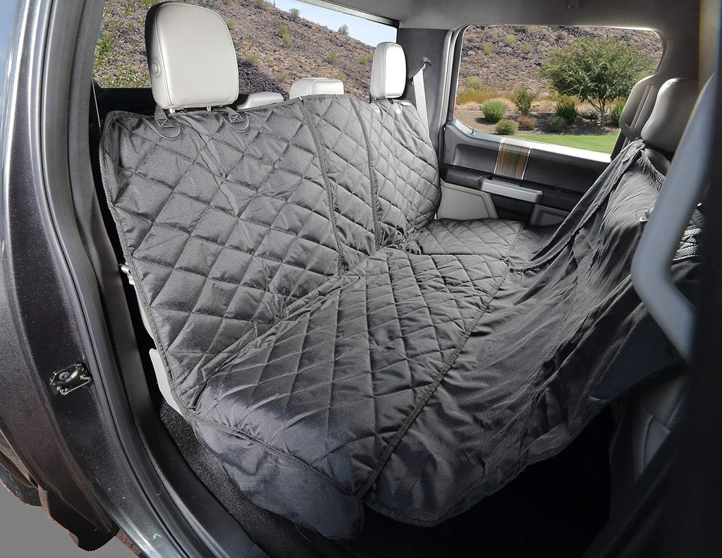 Camo Heavy Duty Waterproof Rear Bench Seat Cover with Hammock Z91641
