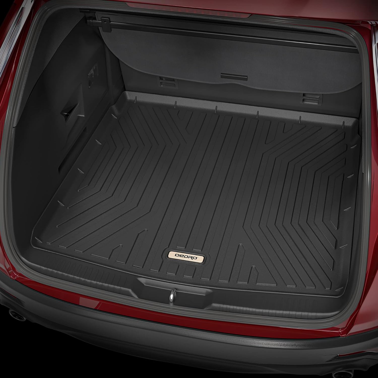 Black Custom Fit Cargo Trunk Liner Floor Mat S754