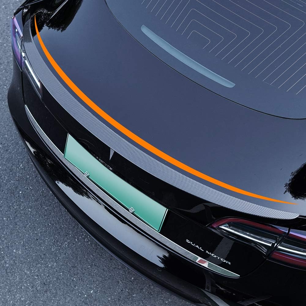 Matte Black Rear Spoiler Trunk Lip Kit for Tesla Model 3 K26267