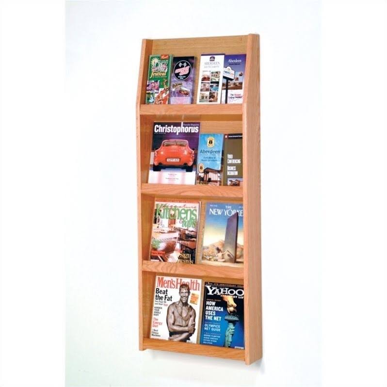 Light Oak Literature Display F288