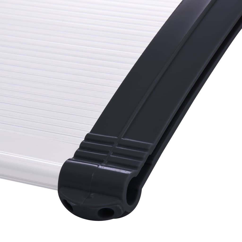 Gray Transparent Door Canopy C418