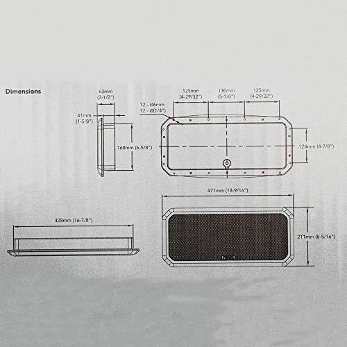 2-Way Marine Speaker Black H5317