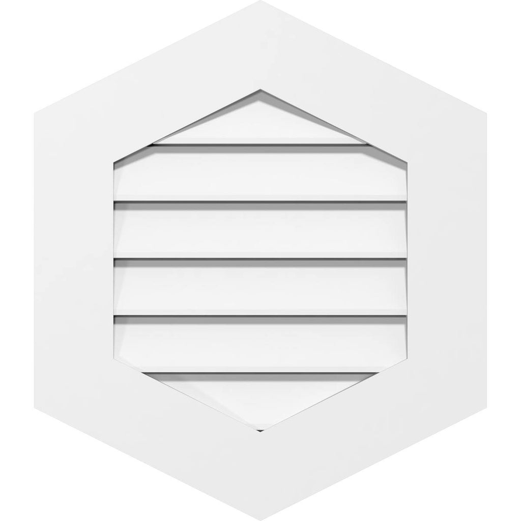 16x22W x 36x22H PVC Gable Vent W775515