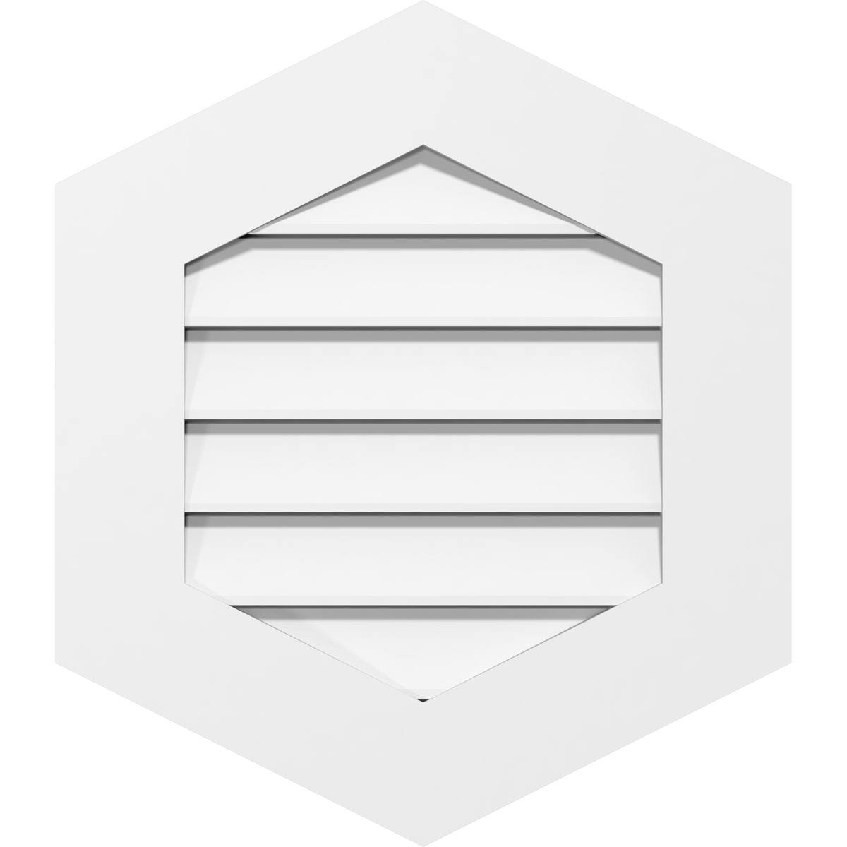 16x22W x 36x22H PVC Gable Vent W775515