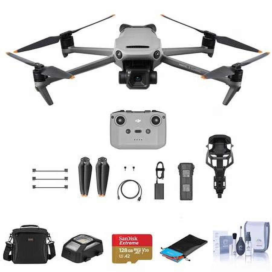 Mavic 3 Classic Drone with RC-N1 Remote Controller Bundle with 128GB microSD Card M69344