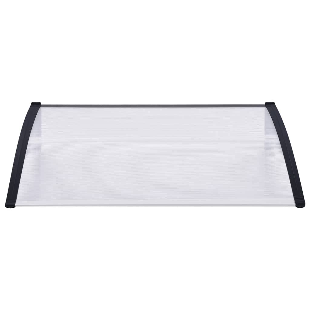 Gray Transparent Door Canopy C418