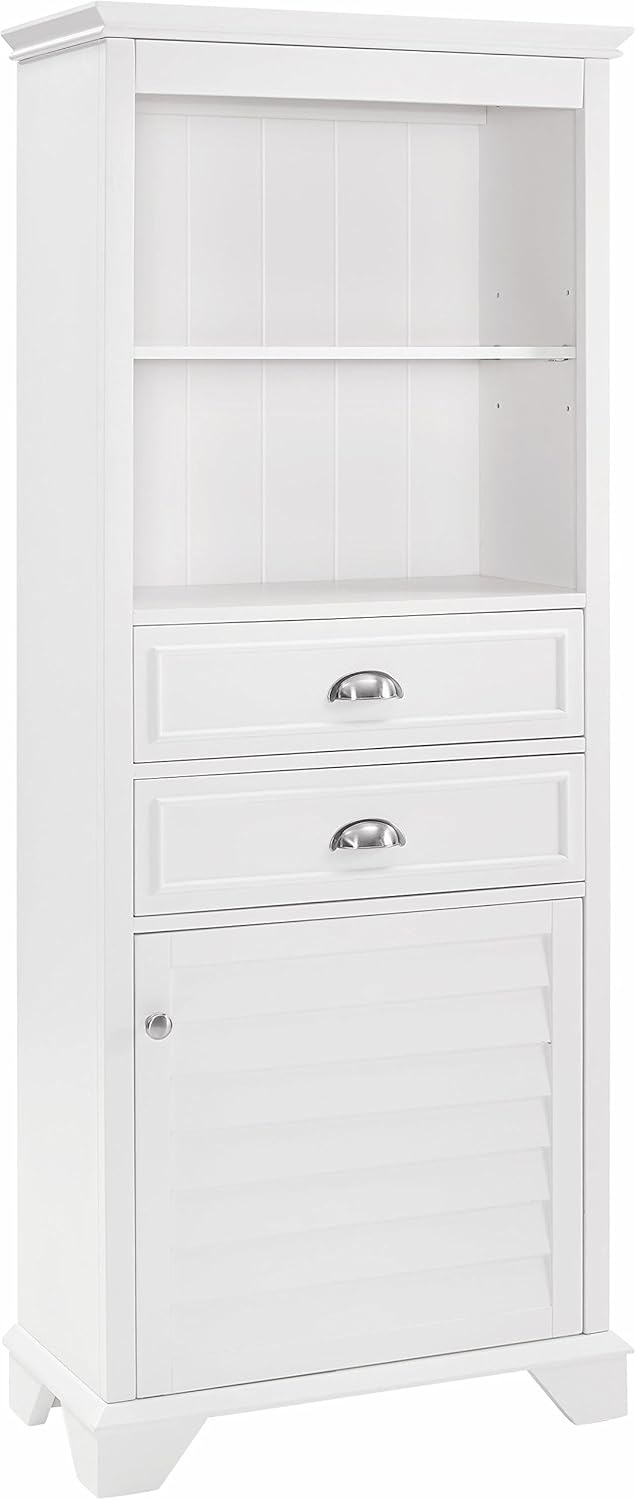 Espresso Tall Bathroom Cabinet A682