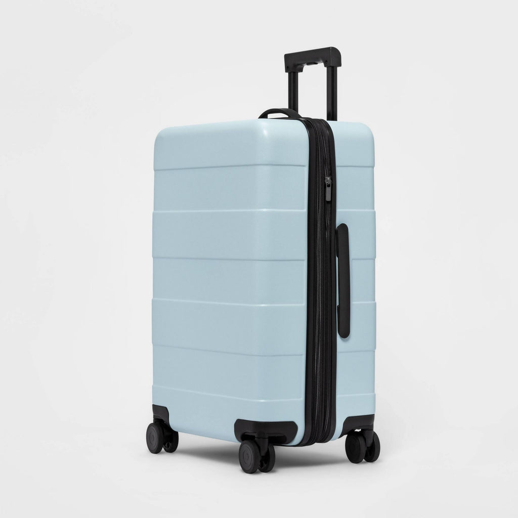 Hardside 25x22 Spinner Suitcase Muddy Aqua O3816
