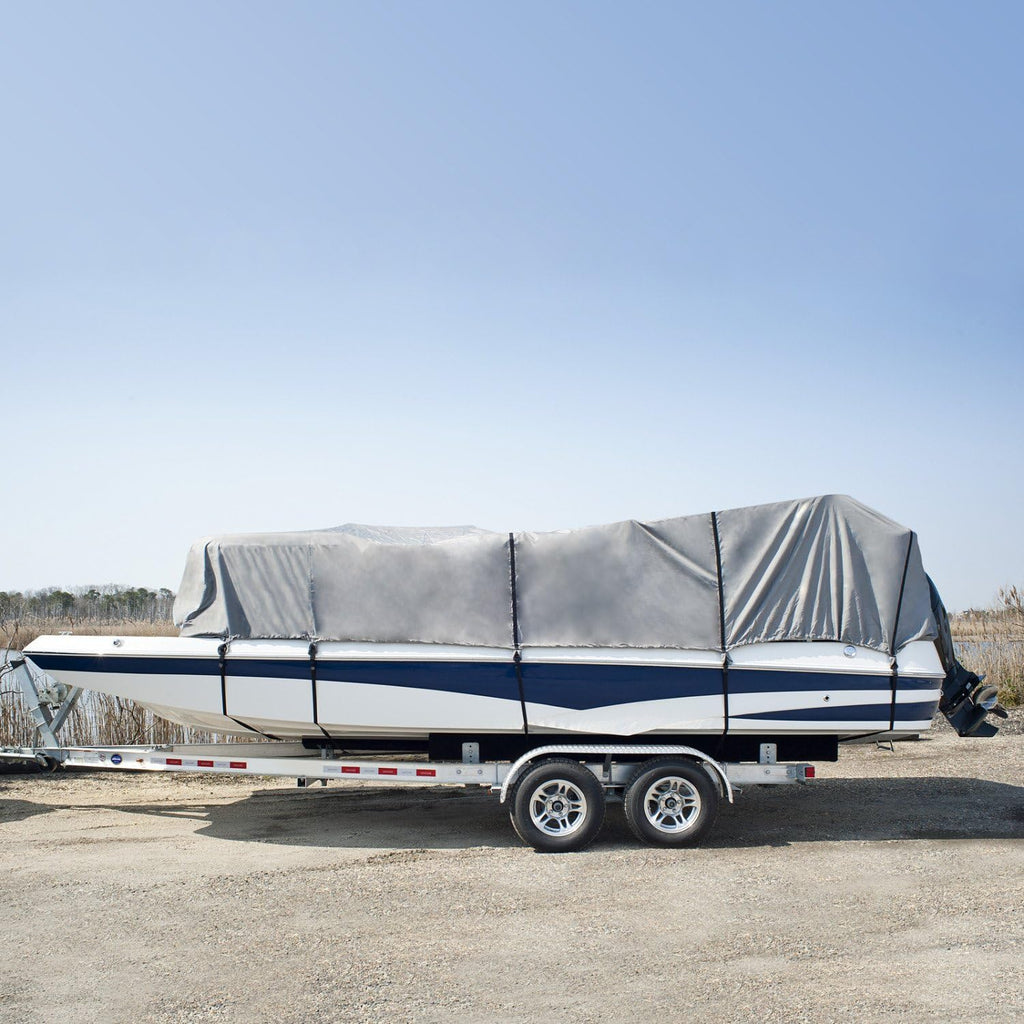 Gray 17' - 20' Long Pontoon Cover T43519