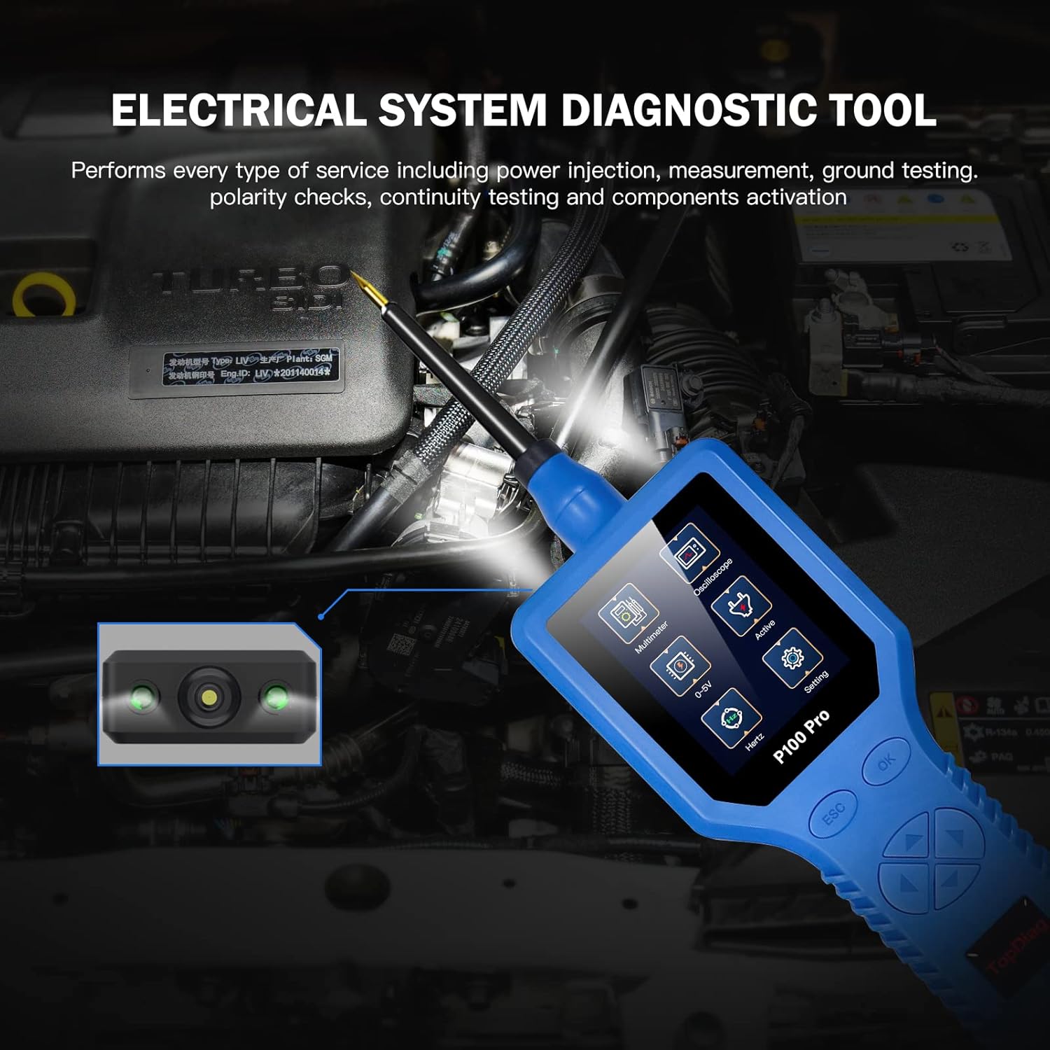 9v-30v Automotive Circuit Tester Multimeter Voltage Detector Power Circuit Probe Kit B27298