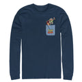 Navy Blue Long Sleeve Shirt M8217