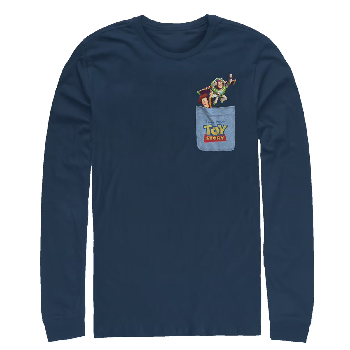 Navy Blue Long Sleeve Shirt M8217